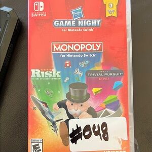 Hasbro Game Night for Nintendo Switch - Red Cover